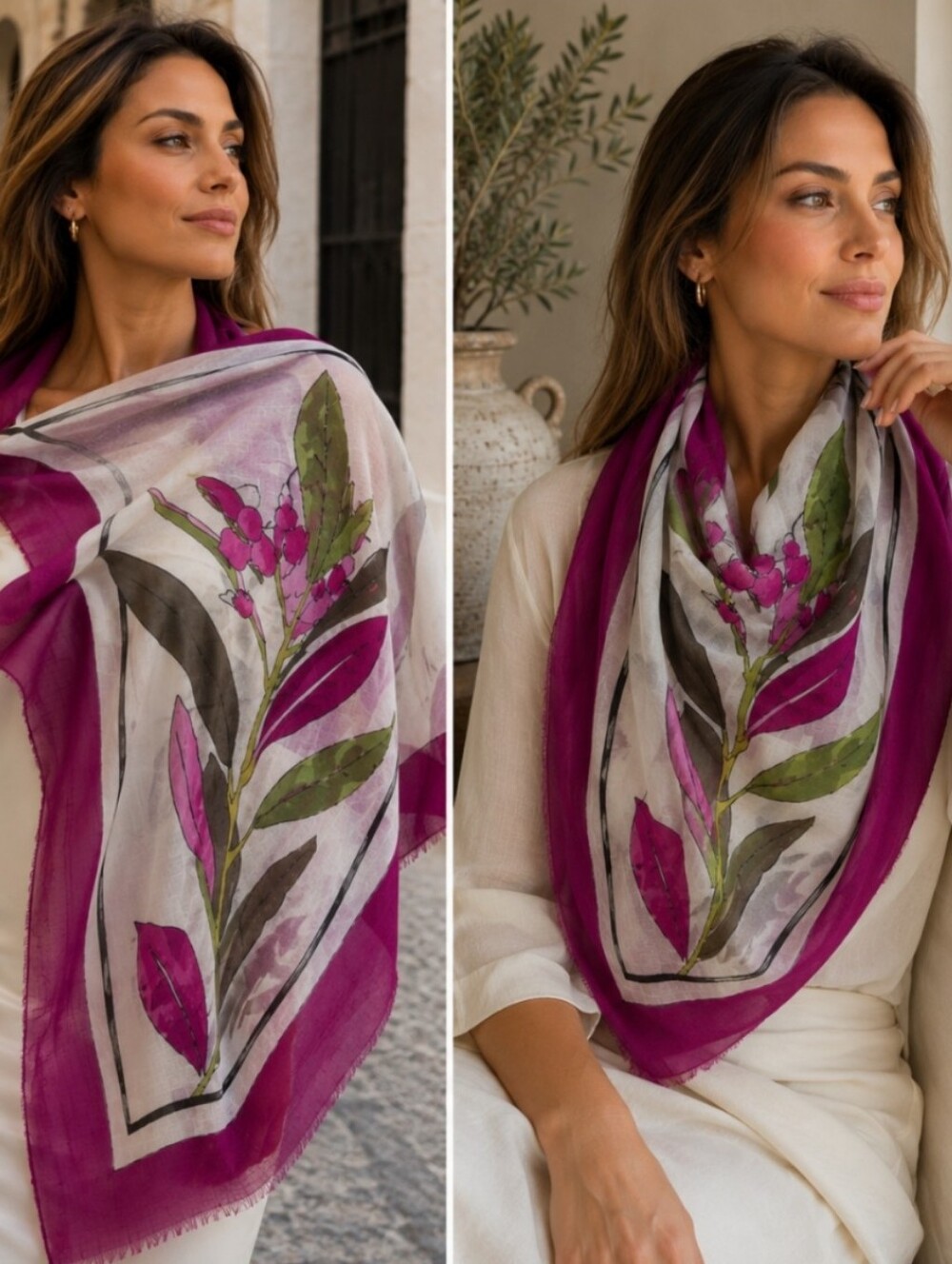 Parfois Women's Pink Scarf & Wrap